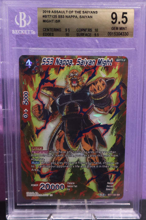 BGS 9.5 SS3 NAPPA, SAIYAN MIGHT ISR