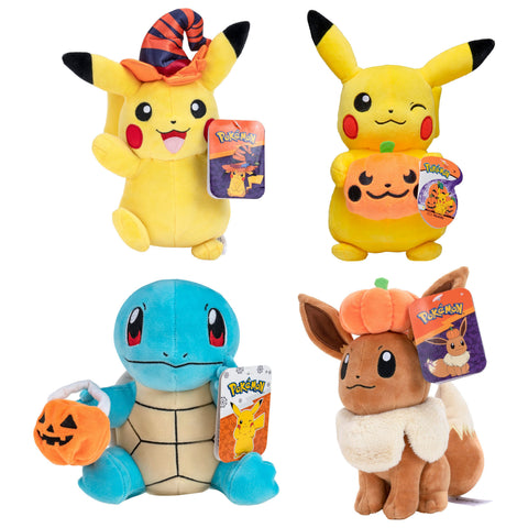 Pokémon Halloween Pikachu Pumpkin 8 inch Plush