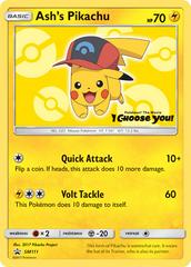 Ash's Pikachu #SM111 Pokemon Promo