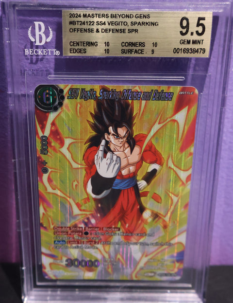 BGS 9.5 SS4 Vegito, Sparking Offense and Defense SPR