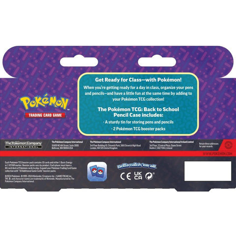 Pokemon Trading Card Game: Back to School Pencil Case Tin 2024