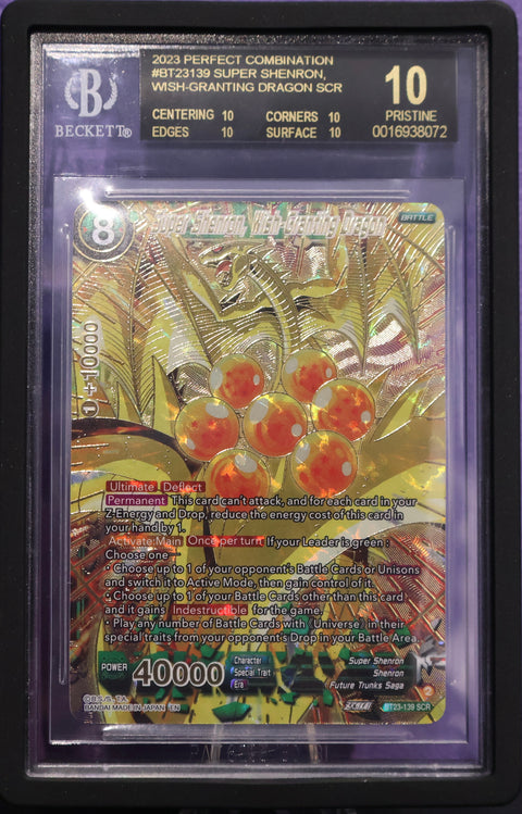 BGS 10 BLACK LABEL Super Shenron, Wish-Granting Dragon SCR