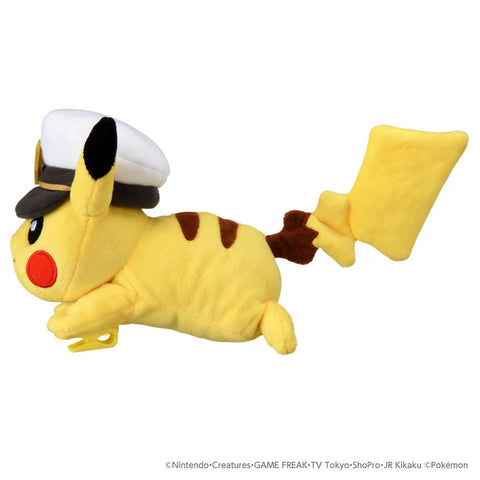 Pokemon Plush Katanori Captain Pikachu