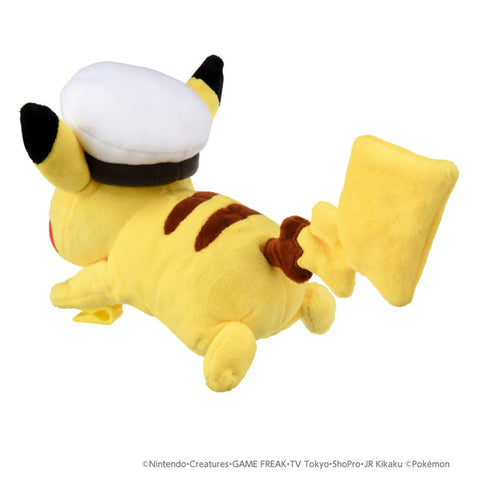 Pokemon Plush Katanori Captain Pikachu