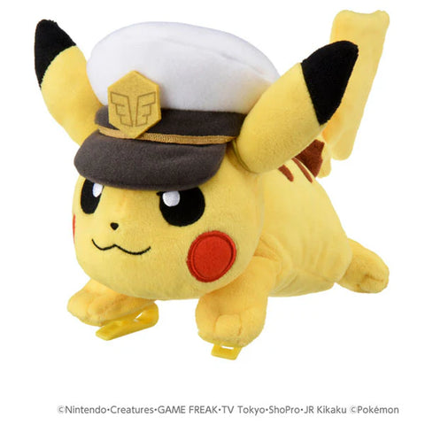 Pokemon Plush Katanori Captain Pikachu