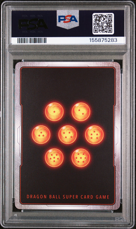 2025 DRAGON BALL SUPER CARD GAME FUSION WORLD MANGA BOOSTER 01 #SB01-057 BULMA/SON GOKU : CH PSA 10