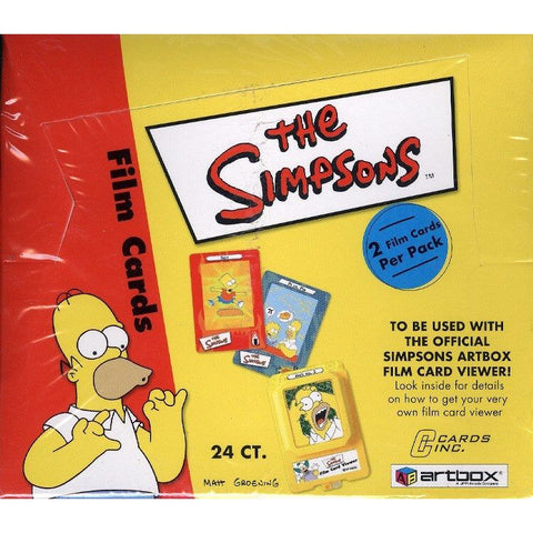 2000 Artbox The Simpsons Film Cards Box