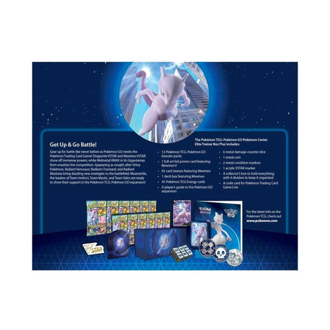 Pokemon GO TCG Elite Trainer Box Plus Mewtwo Pokemon Center EXCLUSIVE