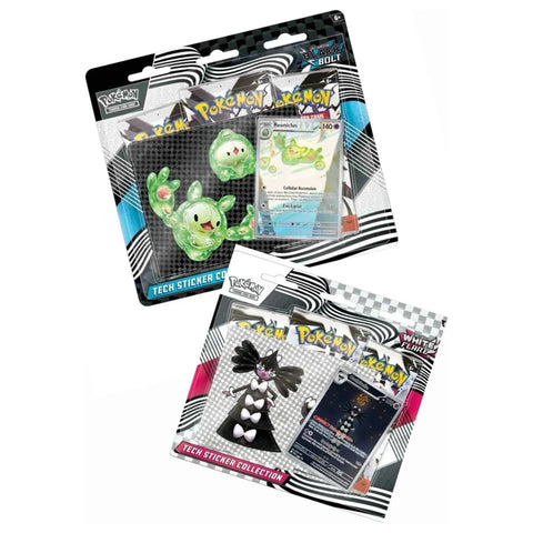 Pokemon TCG Black Bolt + White Flare Tech Tech Sticker (Set) House Of Cards N Collectables Pokemon TCG Black Bolt + White Flare Tech Tech Sticker (Set) House Of Cards N Collectables