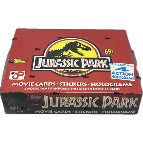 1992 Topps Jurassic Park Movie Trading Card Box