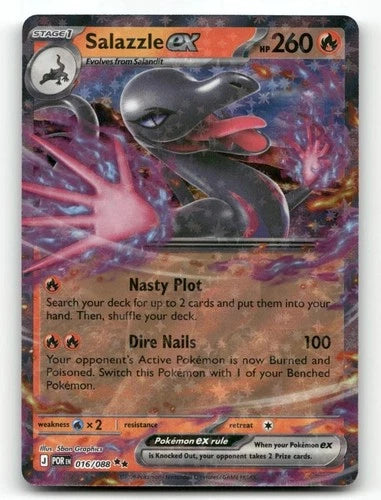 Salazzle ex 016/088  - Holofoil ME03 Perfect Order - Double Rare
