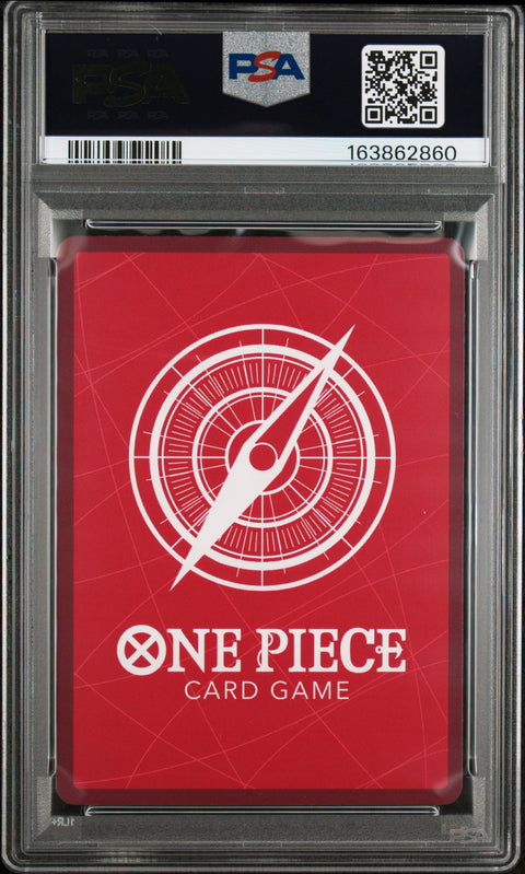 2026 ONE PIECE OP16-THE TIME OF BATTLE #001 PORTGAS D. ACE ALTERNATE ART PSA 10