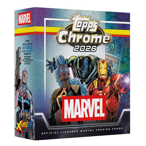 Topps 2026 Chrome Marvel Comics Mega Box