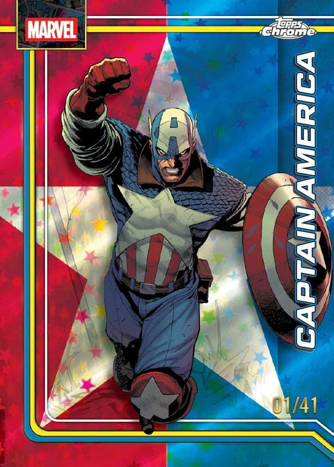 Topps 2026 Chrome Marvel Comics Mega Box