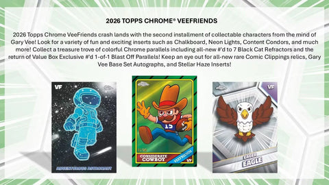 Topps Chrome 2026 VeeFriends Blaster Box