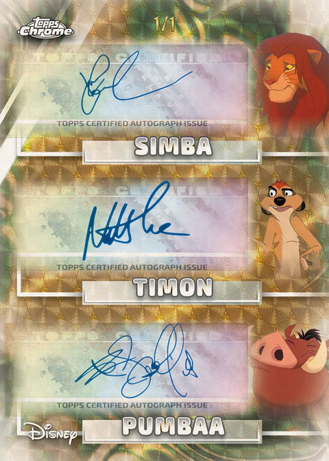 Topps 2026 Chrome Disney Blaster Box