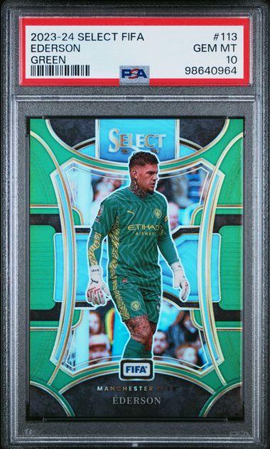 2023-24 PANINI SELECT FIFA #113 EDERSON GREEN PSA 10