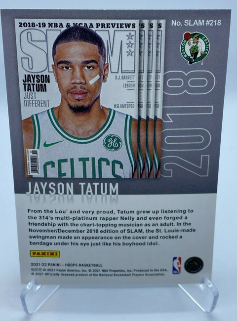 2021-22 NBA HOOPS SLAM CARD JAYSON TATUM