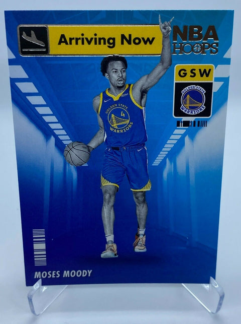 Moses Moody Arriving Now Insert #20 NBA Hoops 2021-22