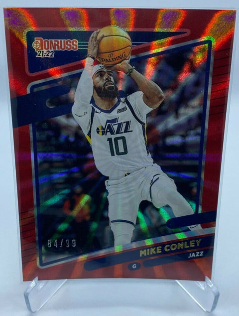 2021-2022 Donruss Mike Conley /99 red laser