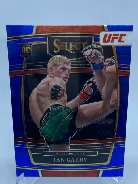 2022 Select UFC Concourse Blue Holo Silver #51 Ian Garry - Welterweight RC