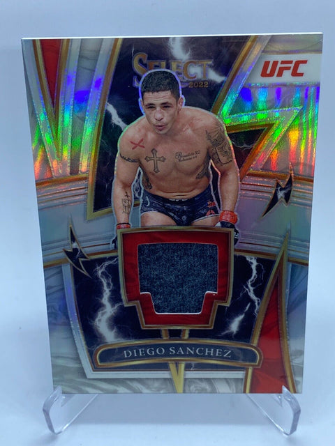 2022 UFC Select Diego Sanchez Patch Prizm Silver Welterweight #SP-DSH