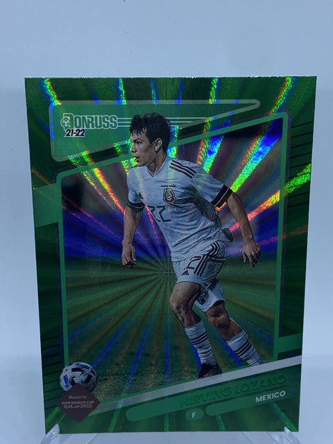 2021-22 Donruss Green Laser Hirving Lozano