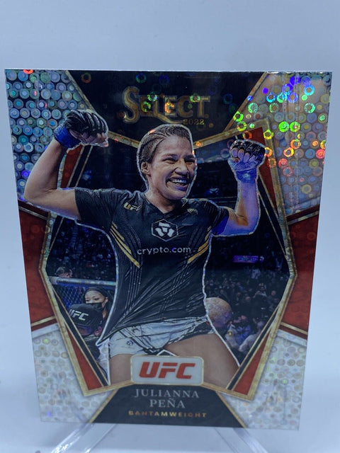 2022 Panini Select UFC Julianna Pena Premier Level Disco Prizm #183