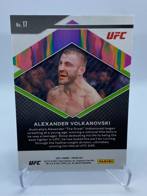 UFC 2021 PANINI PRIZM FEARLESS ALEXANDER VOLKANOVSKI #17