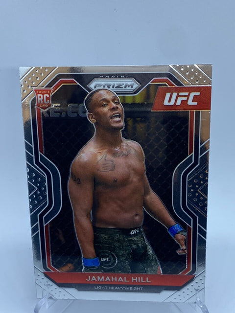 2021 UFC Prizm Jamahal Hill RC Rookie Base Card #42 RC Debut