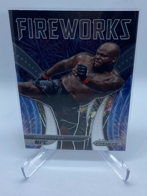 2022 UFC PRIZM FIREWORKS DERRICK LEWIS #2