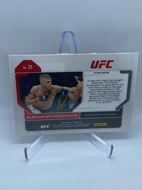 2022 UFC PRIZM Alexander Gustafsson SILVER #35