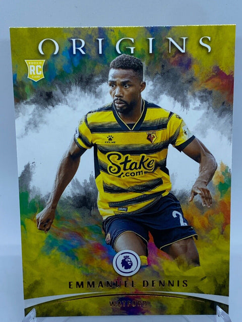 2021- 22 PANINI CHRONICLES ORIGINS PREMIER LEAGUE EMMANUEL DENNIS ORIGINS BRONZE