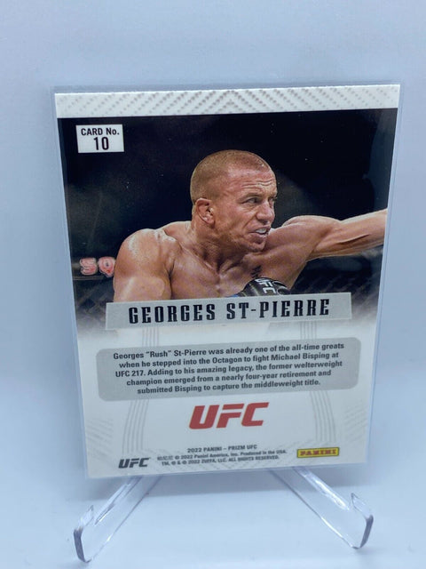 2022 Prizm GEORGES ST-PIERRE Prizm Flashback Base #10