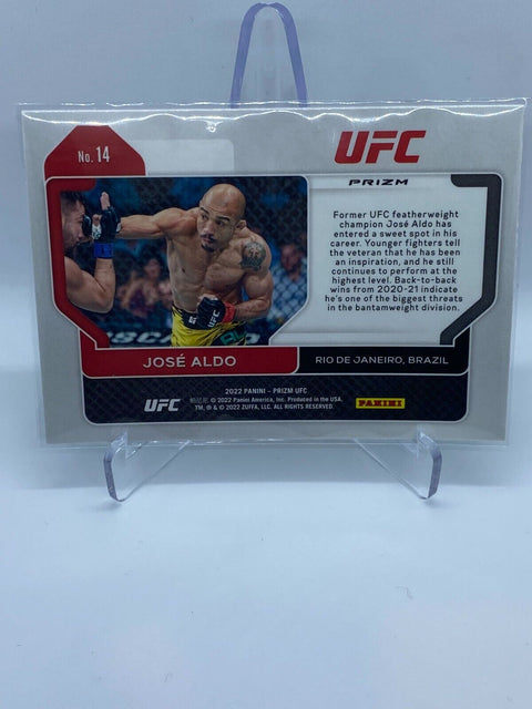 2022 Prizm UFC Jose Aldo Green Prizm #14