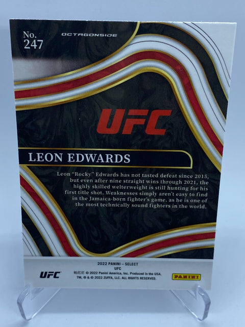 2022 Select LEON EDWARDS Octagonside Base #247