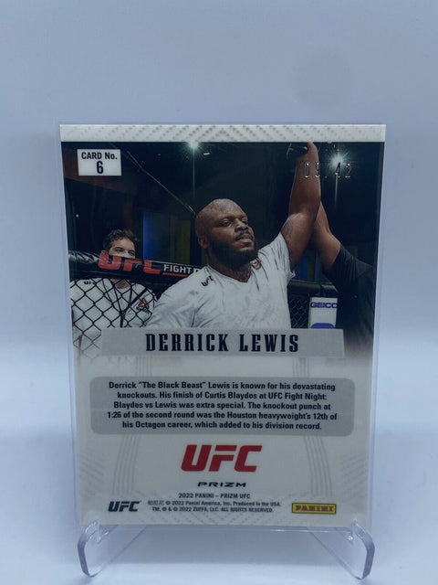 2022 Prizm UFC Derrick Lewis Flashback Pink Pulsar SSP /42 #6