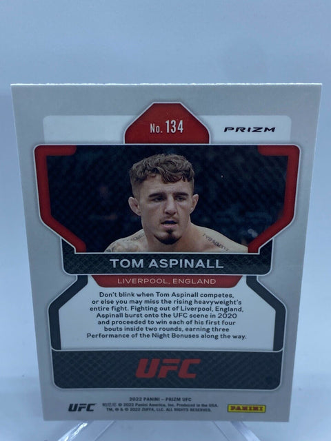 2022 Prizm TOM ASPINALL Vertical Rookie Silver #134