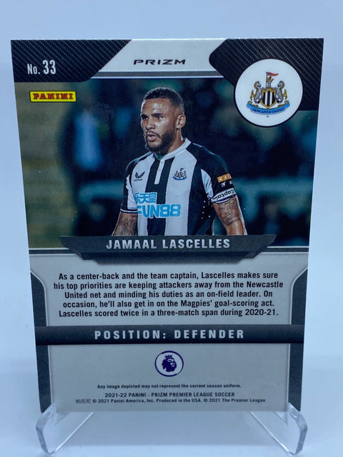 2021-22 PRIZM EPL JAMAAL LASCELLES MULTI COLOR PRIZM #33