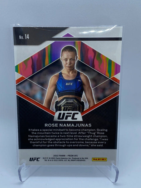 2022 Prizm ROSE NAMAJUNAS Fearless Base #14