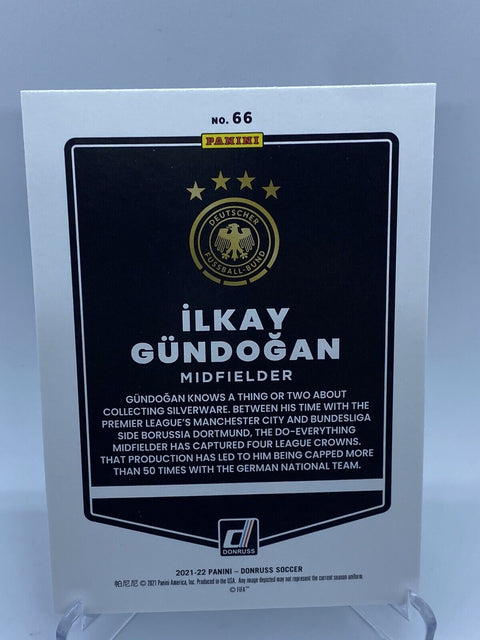 2021-22 Donruss Optic GREEN Laser Ilkay Gundogan