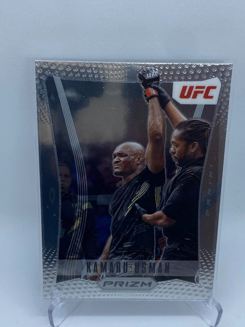 2022 Prizm KAMARU USMAN Prizm Flashback Base #25