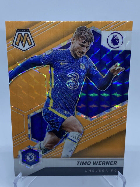 2021-22 Mosaic Premier League Genesis Chelsea Orange Timo Werner