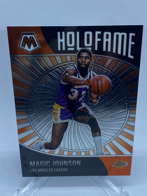 MAGIC JOHNSON HOLOFAME INSERT #11 PANINI NBA MOSAIC 2020/21