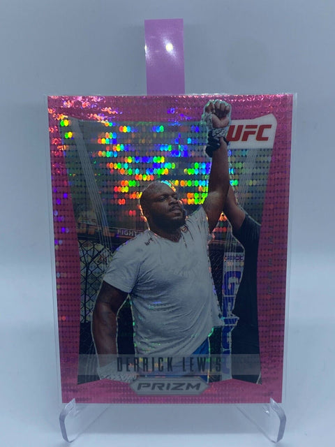 2022 Prizm UFC Derrick Lewis Flashback Pink Pulsar SSP /42 #6