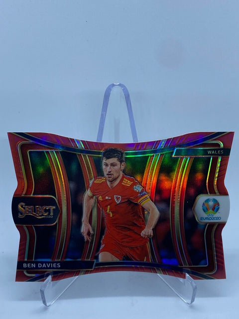 Panini Select UEFA Euro 2020 - Ben Davies - Red Prizm Mezzanine /65 - Wales #119