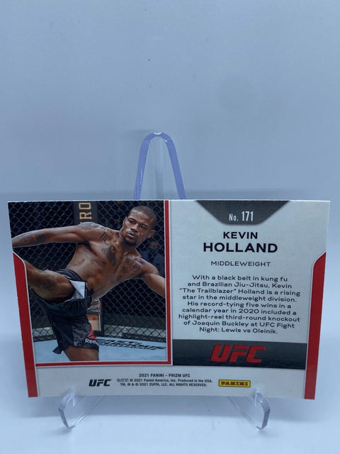 2021 Panini Prizm UFC #171 Kevin Holland Middleweight RC Rookie