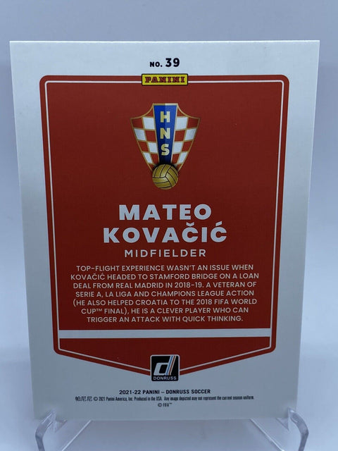 2021-22 Donruss Orange Laser Mateo Kovacic