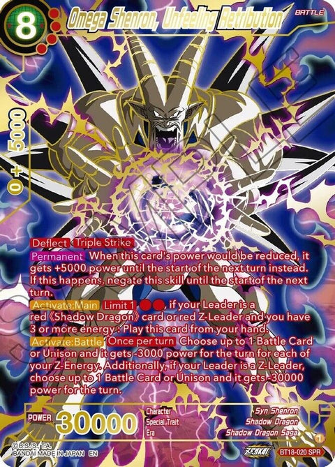 Omega Shenron, Unfeeling Retribution (SPR) - Dawn of the Z-Legends BT18