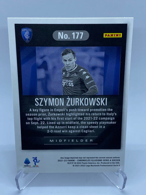 2021-22 Chronicles Serie A SZYMON ZURKOWSKI Illusions Rookie Bronze #177